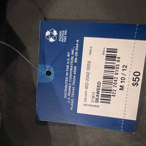 Arizona Jean Co Seaweed Color Jacket Boys Size 10/12 - Picture 6 of 6